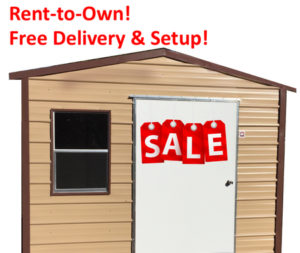 Rent to Own storage sheds in Jackson AL